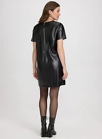 Vegan Leather Dress