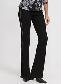 Rhinestone Stripe Jeans
