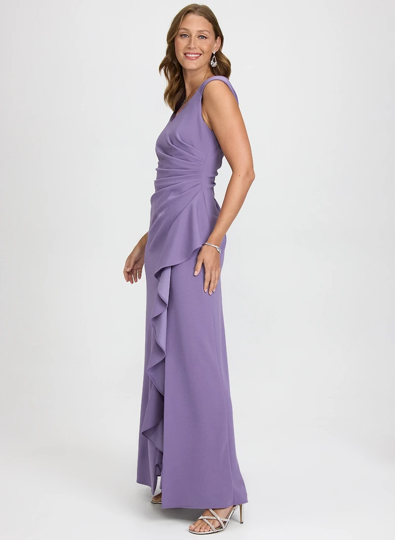 Waterfall Flounce Dress