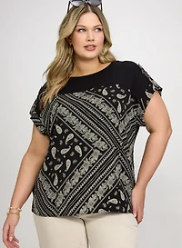 Paisley Front Top