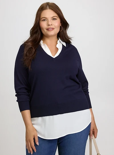 Illusion Layered Blouse