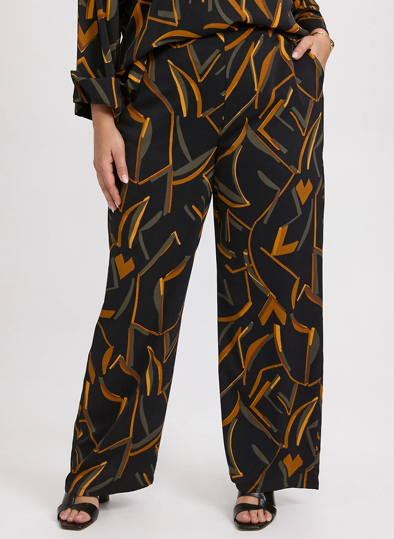 Joseph Ribkoff - Pantalon fluide à lignes abstraites