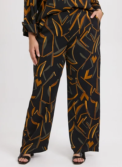 Joseph Ribkoff - Abstract Striped Pants