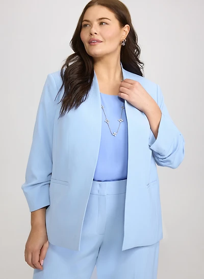 Blazer à devant ouvert