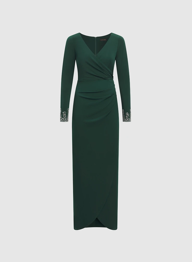 Robe maxi à cristaux