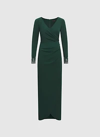 Robe maxi à cristaux