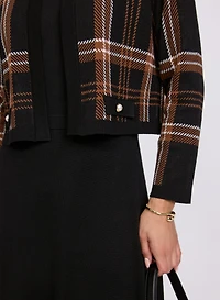 Veste carreautée et robe
