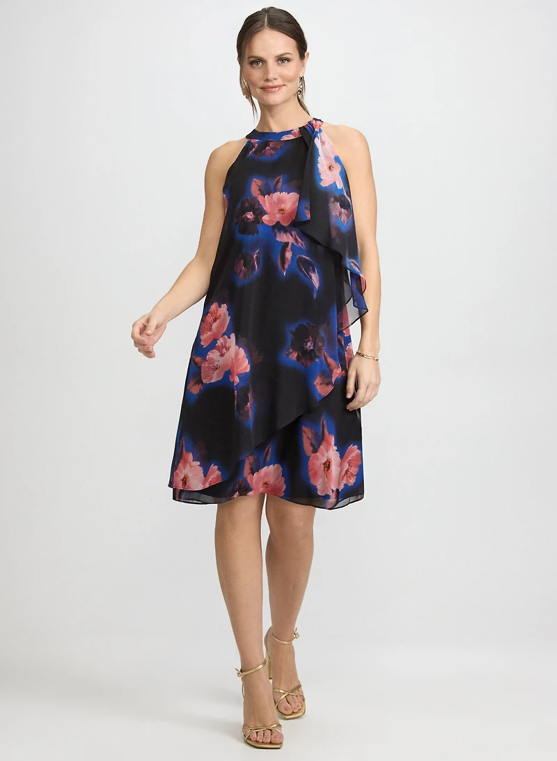 Floral Flounce Dress