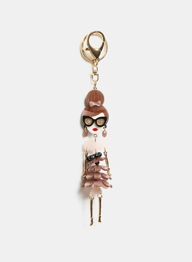 Stacked Figurine Keychain