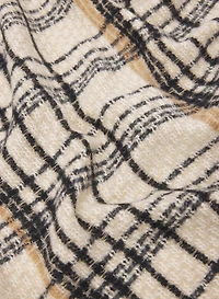 Plaid Print Scarf