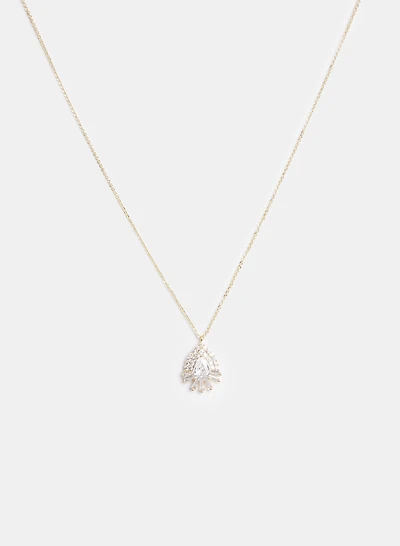 Collier à pendentif en forme de goutte