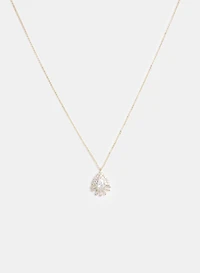 Collier à pendentif en forme de goutte