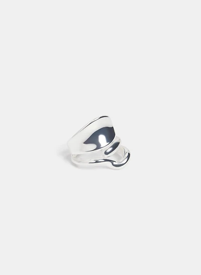 Bague à forme abstraite
