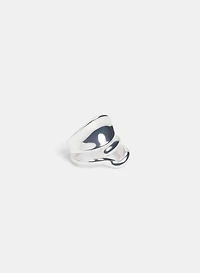 Bague à forme abstraite