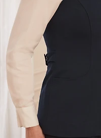 Louben - Sleeveless Button Front Vest