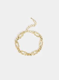 Bracelet à maillons entrelacés