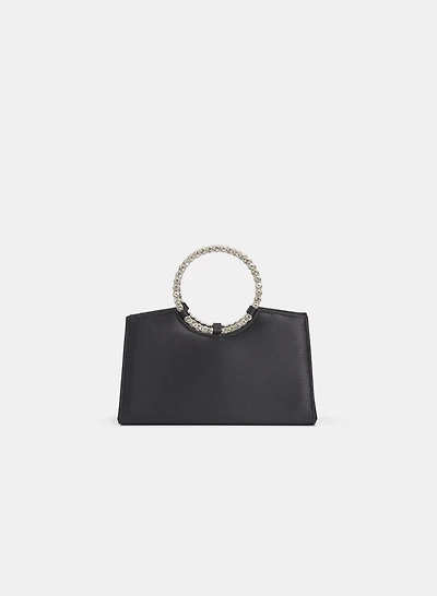 Crystal Top Handle Clutch