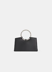 Crystal Top Handle Clutch