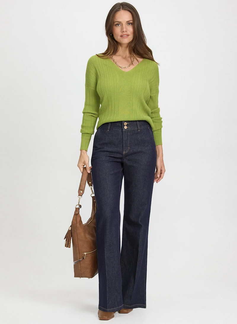 V-Neck Knit Pullover