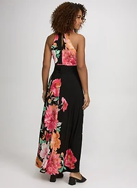 Robe maxi à imprimé floral