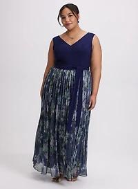 Mesh & Jersey Dress