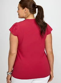 T-shirt orné de pierres