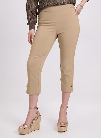 Pull-On Bengaline Capris