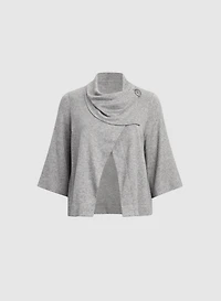 Knit Cowl Neck Top