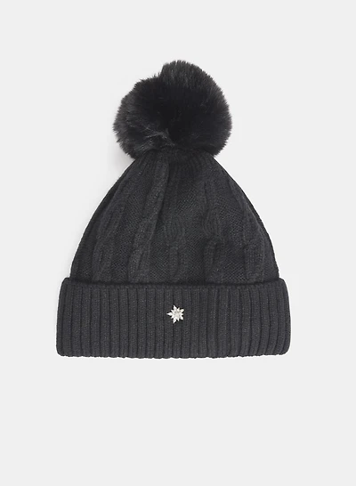 Faux-Fur Lined Tuque