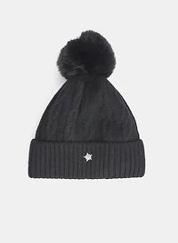 Faux-Fur Lined Tuque