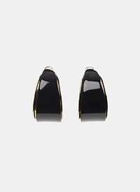 Resin Hoop Earrings