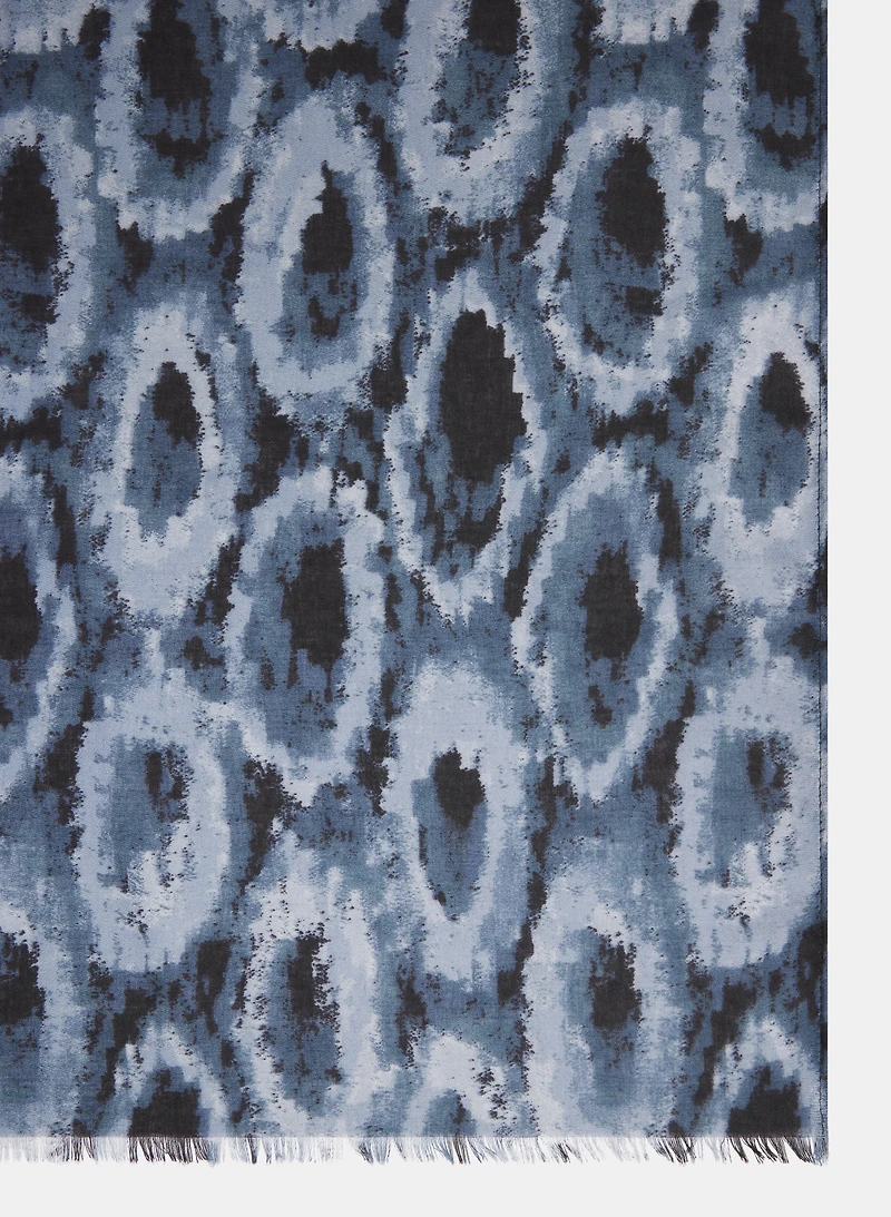 Foulard à motif ovale