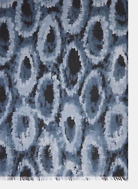 Foulard à motif ovale
