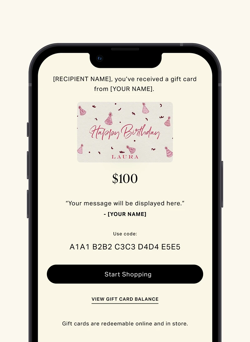 Gift Card - Birthday