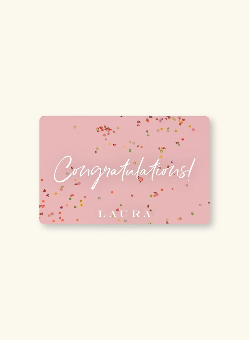 Carte-cadeau - Félicitations
