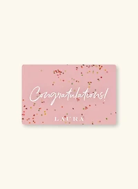 Carte-cadeau - Félicitations