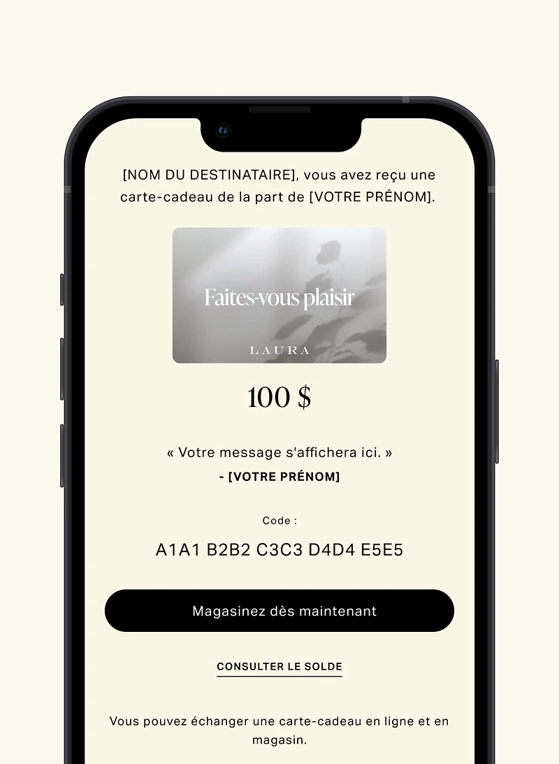Gift Card - Treat Yourself