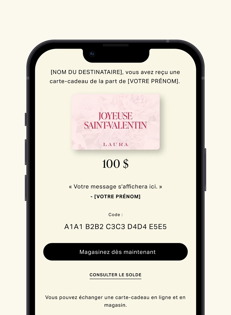 Gift Card - Valentine's Day