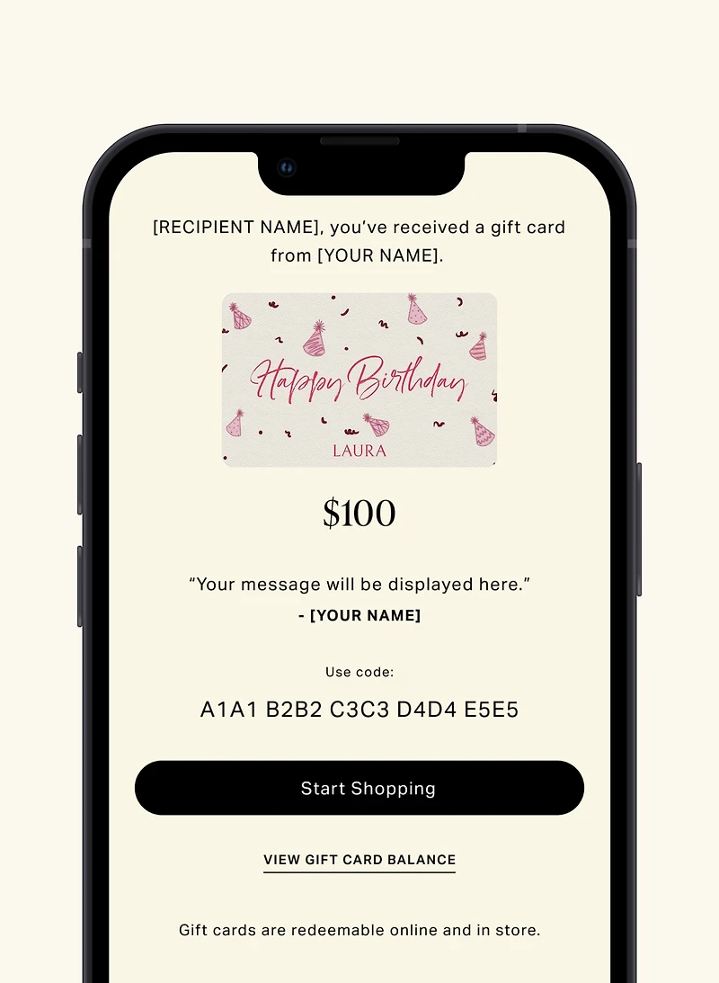 Gift Card - Birthday