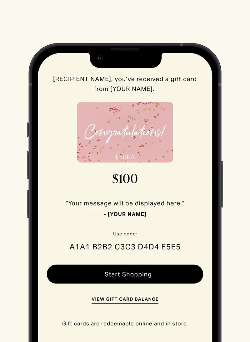 Gift Card - Congratulations