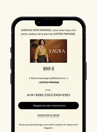 Carte-cadeau - Laura Plus