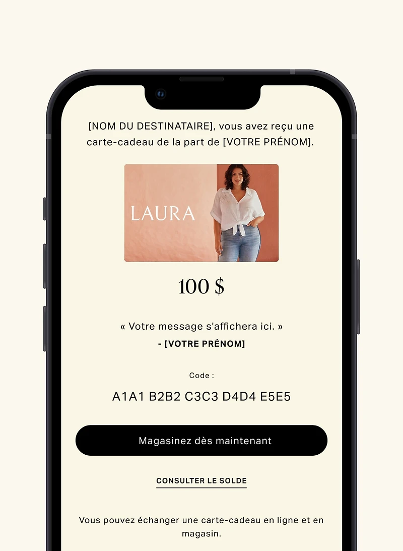 Gift Card - Laura Plus