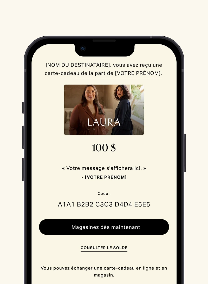 Gift Card - Laura Plus