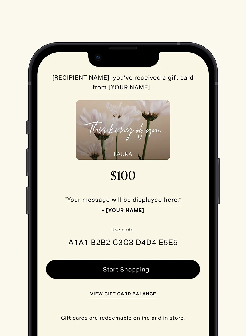 Gift Card - Thinking of You