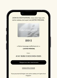 Carte-cadeau - Faites-vous plaisir
