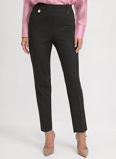 Sofia Rivet Detail Slim-Leg Pants