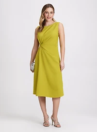 Robe de soirée à effet plissé