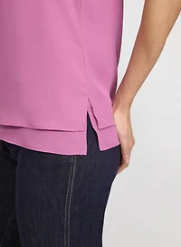 Sleeveless Layered Blouse
