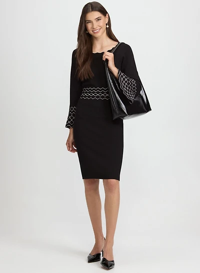 Scalloped Detail Dress