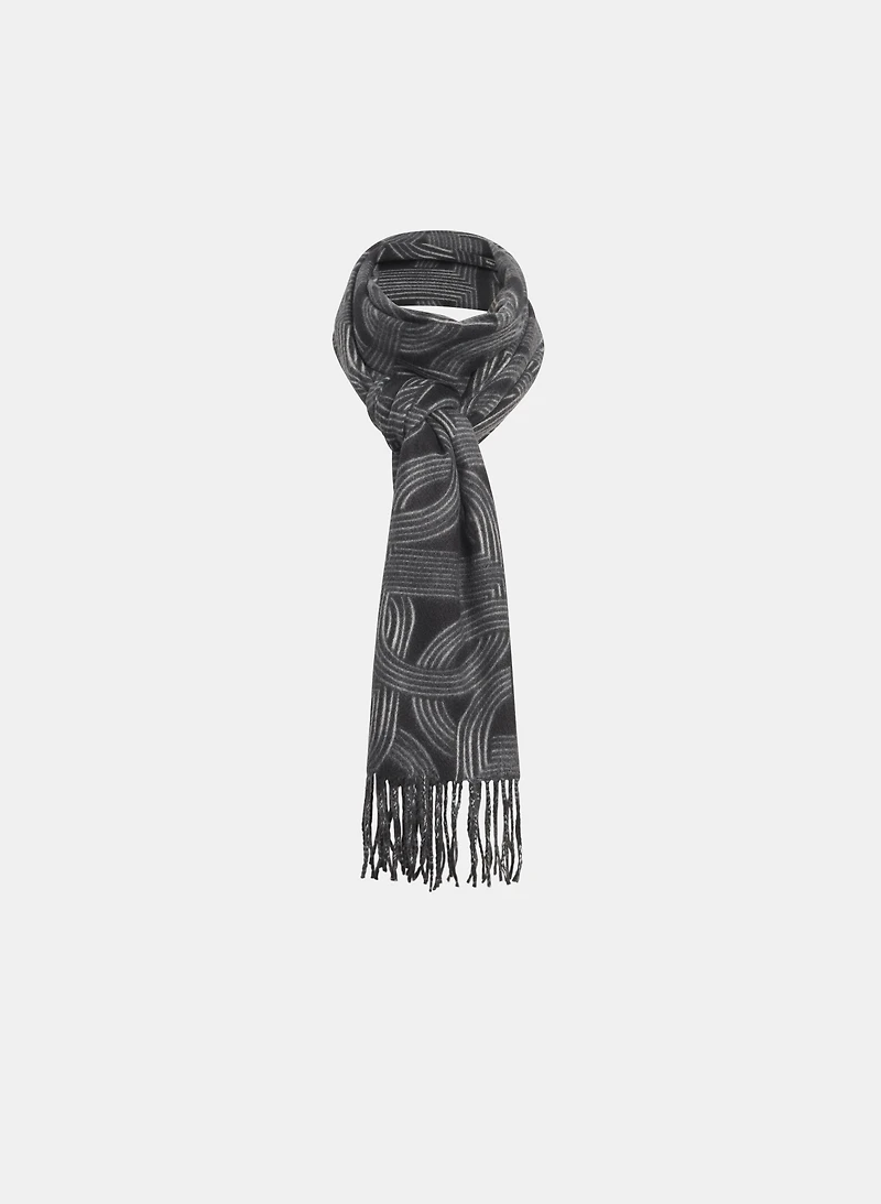 Foulard à motif géométrique